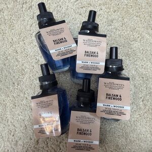 NEW NWT 5 Bath & Body Works Refills-Balsam & Firewood